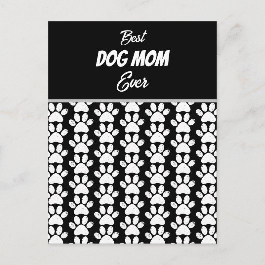 BESTE HUNDEMUTTER ALLER ZEITEN POSTKARTE (Vorderseite)