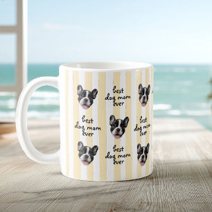 Beste Hundemutter Aller Zeiten - Süße Streifen - H Kaffeetasse