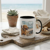 Beste Hundemutter Benutzerdefiniertes Foto Abgenut Tasse