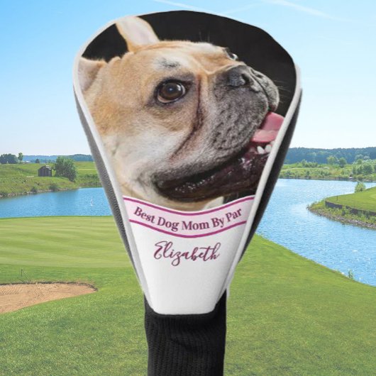 Beste Hundemutter-Foto-Vorlage Golfer-Geschenk ben Golf Headcover