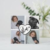 Beste Hundemutter | Fotocollage (Stehend Vorderseite)