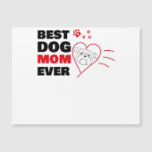 Beste Hundemutter je Magnetkarte (Vorderseite)