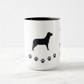 Beste Hundemutter je nach Tasse (Zentrum)