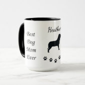 Beste Hundemutter je nach Tasse (Vorderseite Links)