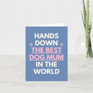 Beste Hundemutter-Karte Karte