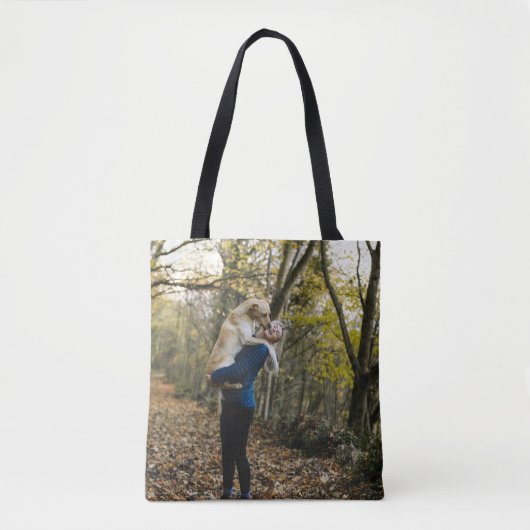 Beste Hundemutter Personalisiertes Hunde-Foto Tasche (Vorderseite)