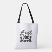 Beste Hundemutter Personalisiertes Hunde-Foto Tasche (Rückseite)