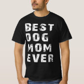 beste Hundemutter T-Shirt (Vorderseite)
