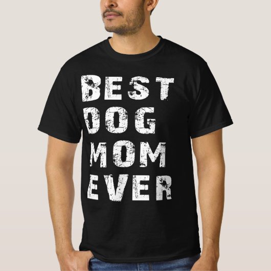 beste Hundemutter T-Shirt (Vorderseite)
