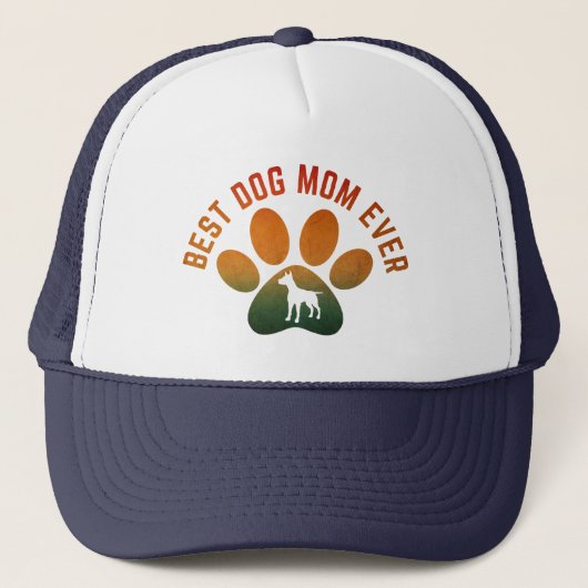 Beste Hundemutter Truckerkappe (Vorderseite)