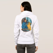 Beste Hundemutter überhaupt in Paris Hoodie (Schwarz voll)