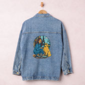 Beste Hundemutter überhaupt in Paris Jeansjacke (Hangar)