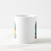 Beste Hundemutter überhaupt in Paris Kaffeetasse (Mittel)