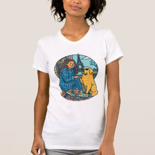 Beste Hundemutter überhaupt in Paris T-Shirt