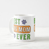 Beste Hundemutter überhaupt Kaffeetasse (Vorderseite Links)