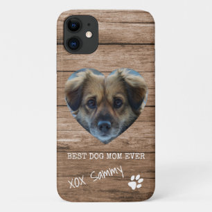 Beste Hundemutter überhaupt Rustikaler Pfotenabdru Case-Mate iPhone Hülle