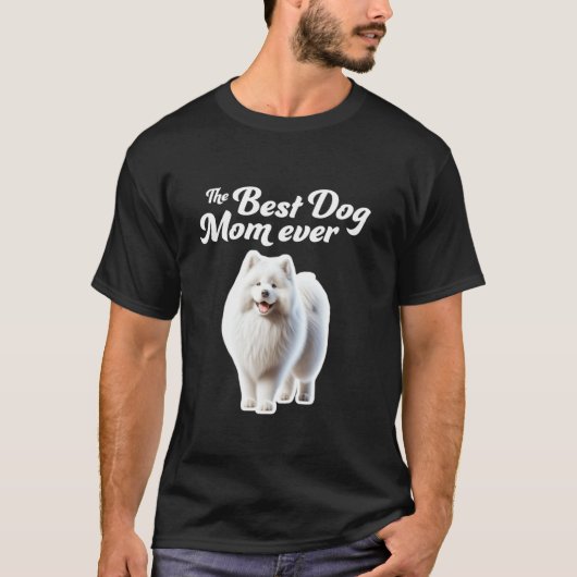 Beste Hundemutter überhaupt - Samojede T-Shirt (Vorderseite)