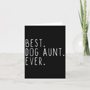 Beste Hundetante je Niedlich Funny Karte