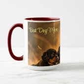 Beste Hündin Mama Rottweiler Tasse (Links)