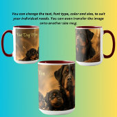 Beste Hündin Mama Rottweiler Tasse