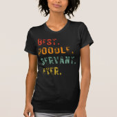 Beste Hündin Mama Servant Ever Poodle Frauen T-Shirt (Vorderseite)