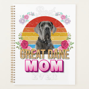 Beste Hündin Mutter je großartig dane Blumenfreund Planer