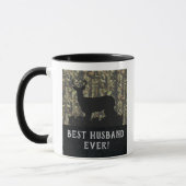 Beste Husband-Camouflage je Hirschjagd Jubiläum Tasse (Links)