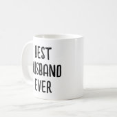 Beste Husband-Geschenke von Ehefrau Geburtstag Fun Kaffeetasse (Vorderseite Links)