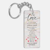 Beste Husband-Liebe je Romantische Botschaft aus d Schlüsselanhänger (Vorderseite links)