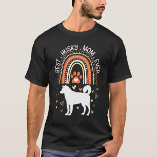 Beste Husky-Hundemutter überhaupt Frohen Muttertag T-Shirt