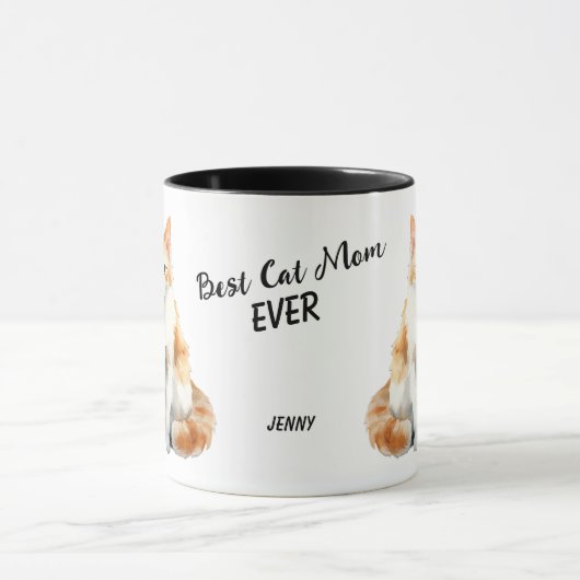 Beste Ingwer- und White Cat-Mama je Tasse (Zentrum)