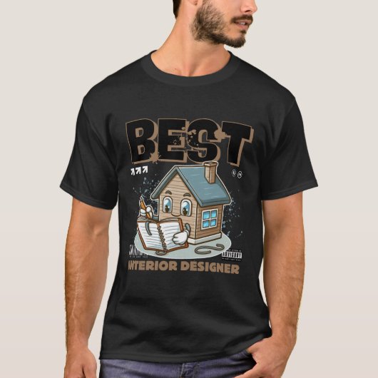 Beste Innenarchitektin T-Shirt (Vorderseite)