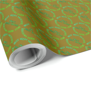Beste Irische Mutter braunes Matt-Geschenkpapier Geschenkpapier