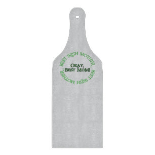 Beste Irische Mutter graues Glas-Paddle-Schneidbre Schneidebrett