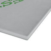 Beste Irische Mutter graues Glas-Schneidbrett Schneidebrett (Ecke)