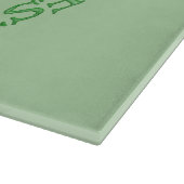 Beste Irische Mutter grüne Glas-Schneidbrett Schneidebrett (Ecke)