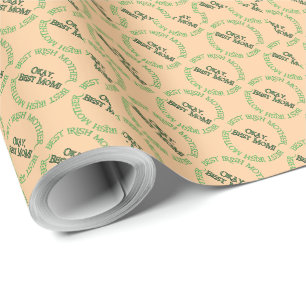 Beste Irische Mutter matte Geschenkpapier-Verpacku Geschenkpapier