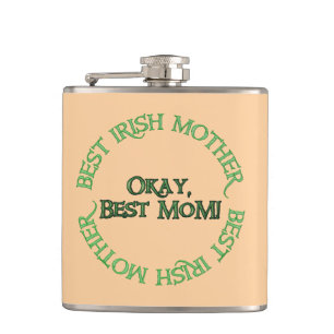 Beste Irish Mother als umhüllte Flasche Flachmann