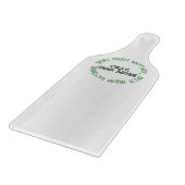 Beste Irish Mother Glaspaddel Schneidebrett (Ecke)