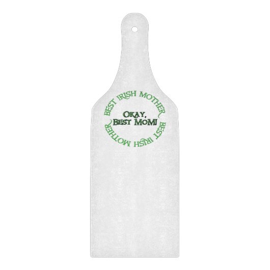 Beste Irish Mother Glaspaddel Schneidebrett (Vorderseite)