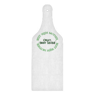 Beste Irish Mother Glaspaddel Schneidebrett