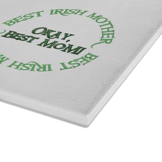 Beste Irish Mother Glasschneidplatte Schneidebrett (Ecke)