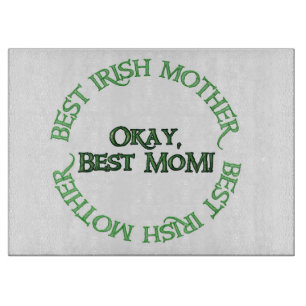 Beste Irish Mother Glasschneidplatte Schneidebrett