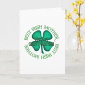 Beste Irish Mother-Grußkarte (Vert) Karte (Gelbe Blume)