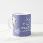 Beste Italienische Greyhound Dog Mama Niedlich Fun Kaffeetasse (Vorderseite Links)