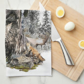 Beste Jagdhunde (APS) Geschirrtuch (Viertel Falte)