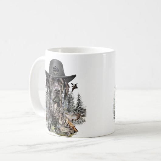 Beste Jagdhunde (APS) Kaffeetasse (Vorderseite Links)