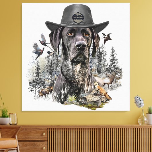 Beste Jagdhunde (APS) Leinwanddruck (Insitu (Wohnzimmer))