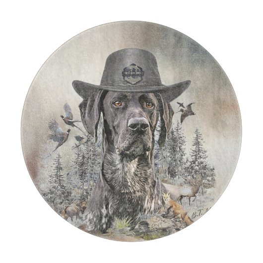 Beste Jagdhunde (APS) Schneidebrett (Vorderseite)