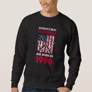 Beste Jäger, geboren 1996, Rotwildjagd Amerikanisc Sweatshirt